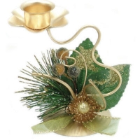 Новогоднее украшение "Подсвечник" 12126 артикул 2073e.